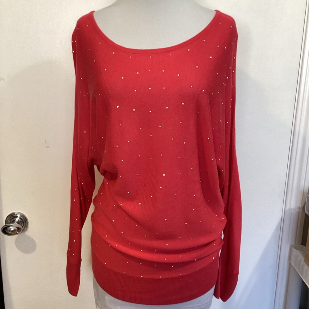 NY & Co Stud Coral Sweater